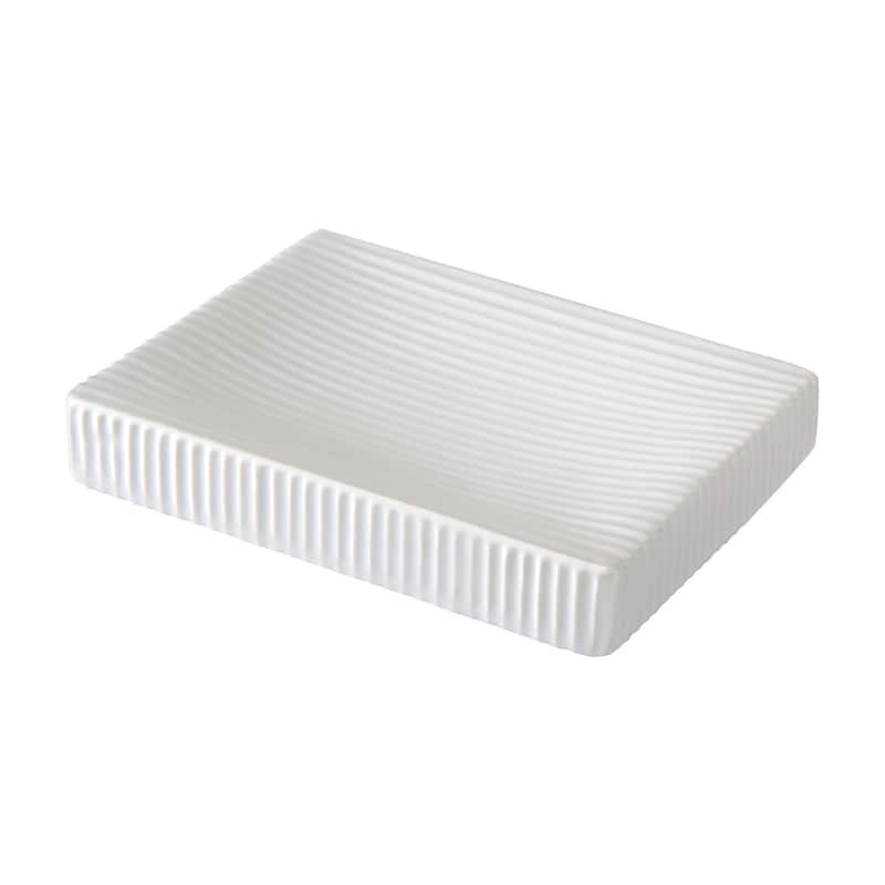 Hotelier Soap Dish Grey - White