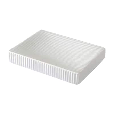 Hotelier Soap Dish Grey - White
