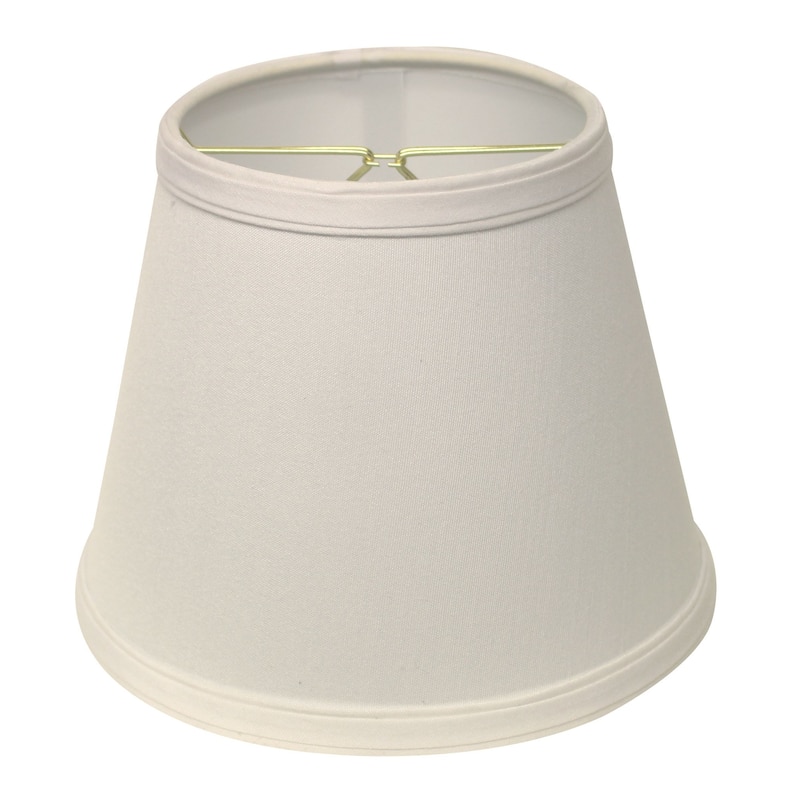 HomeRoots White No Slub Innsbruck Empire Lamp Shade - 10''x10''x8''