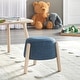 preview thumbnail 2 of 6, Simple Living CeCe Kids Stool Blue/Natural
