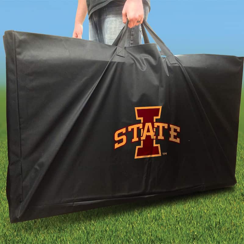 Iowa State Cyclones Striped Outdoor Cornhole Board Set