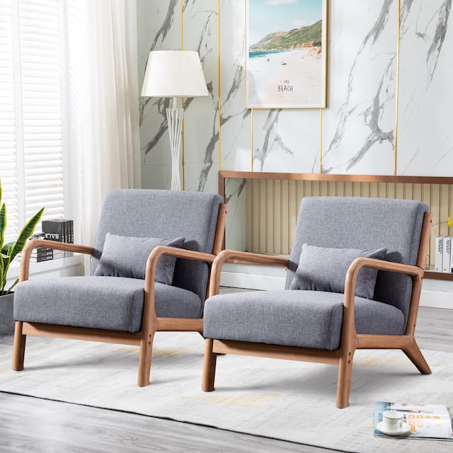 Aston Modern Solid wood Accent Chair