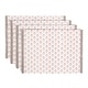 preview thumbnail 29 of 91, over&back Hand-Blocked 100% Cotton Placemats - Machine Washable - Set of 4 Pink Blossom