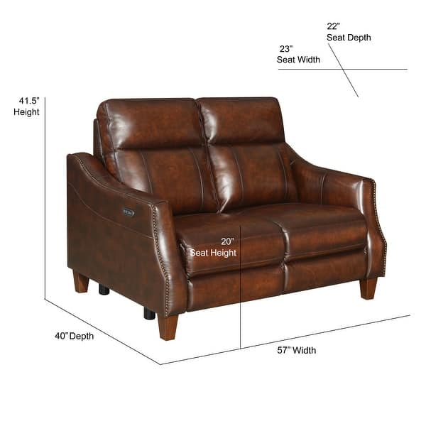 Copper Grove Arlo Top Grain Leather Reclining 3Piece Set Bed Bath