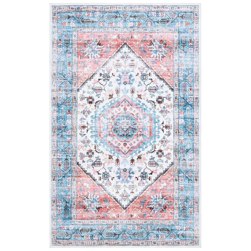 SAFAVIEH Washable Cheyenne Rug Karnit Oriental Distressed Rug