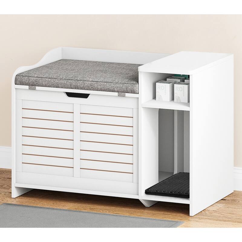 Modern Cat Litter Box Enclosure with Top Opening