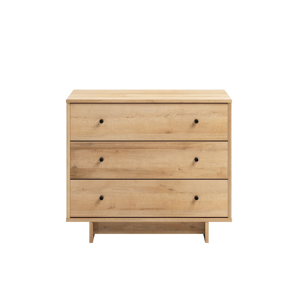 Prepac Finnley 3-Drawer 31" W Nightstand, Extra-Wide Bedside Table with Storage, Modern End Table for Home, Bedroom, Living Room