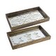 Greta 2-inch Natural Tray (Set of 2) - Thumbnail 0