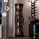 preview thumbnail 4 of 39, Furniture of America Stonebridge Modern Wood Hill Curvy 5-Shelf Corner Bookcase Black