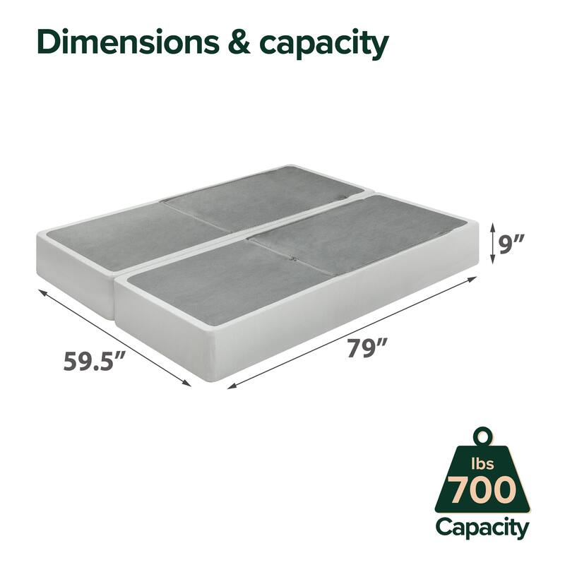 Priage by Zinus 9 inch BiFold Mattress Foundation