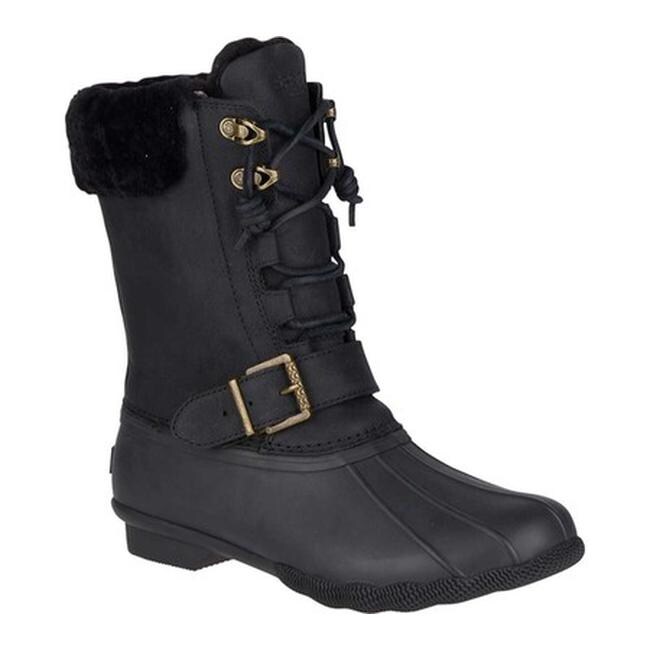 sperry duck boots with fur