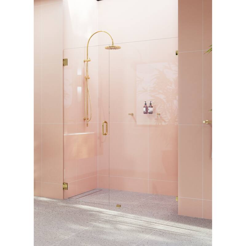 Glass Warehouse GW-WH-61 Illume 78" High x 61" Wide Hinged Frameless