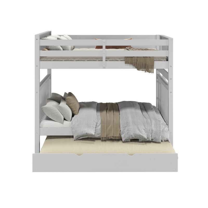 Taylor & Olive Trillium Full over Full Bunk Bed, Twin Trundle