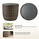 preview thumbnail 9 of 78, Patio Wicker Furniture Set Outdoor Rattan Bistro Set
