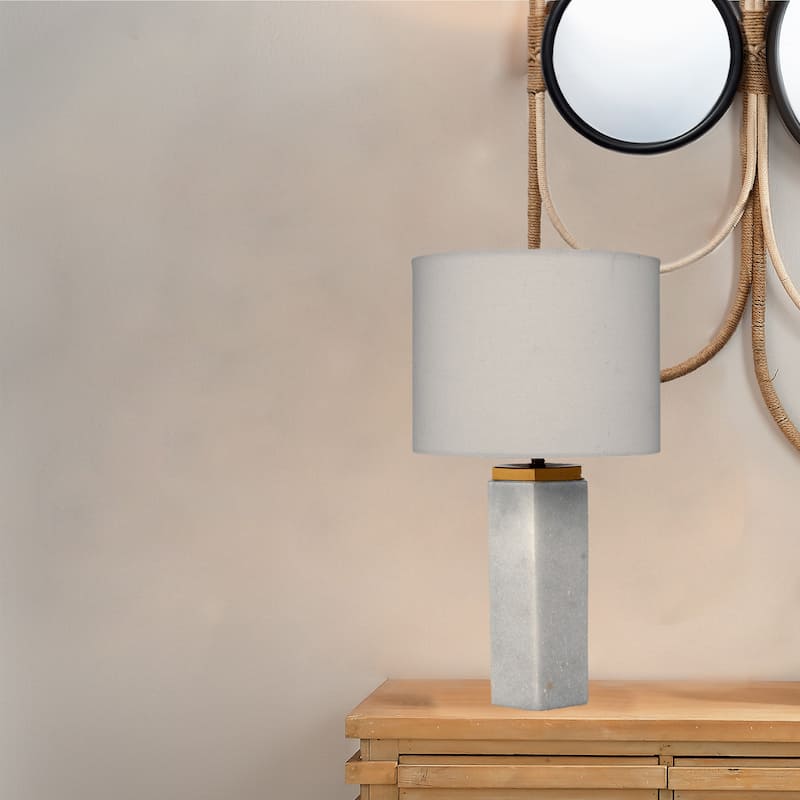Alden Décor Clements Marble Table Lamp