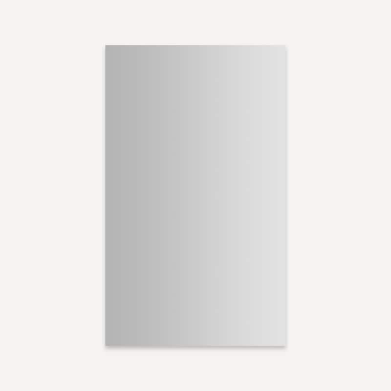 Robern PL Portray 23-1/4" x 39-3/8" Frameless Single Door Medicine - Mirrored - Mirrored Finish