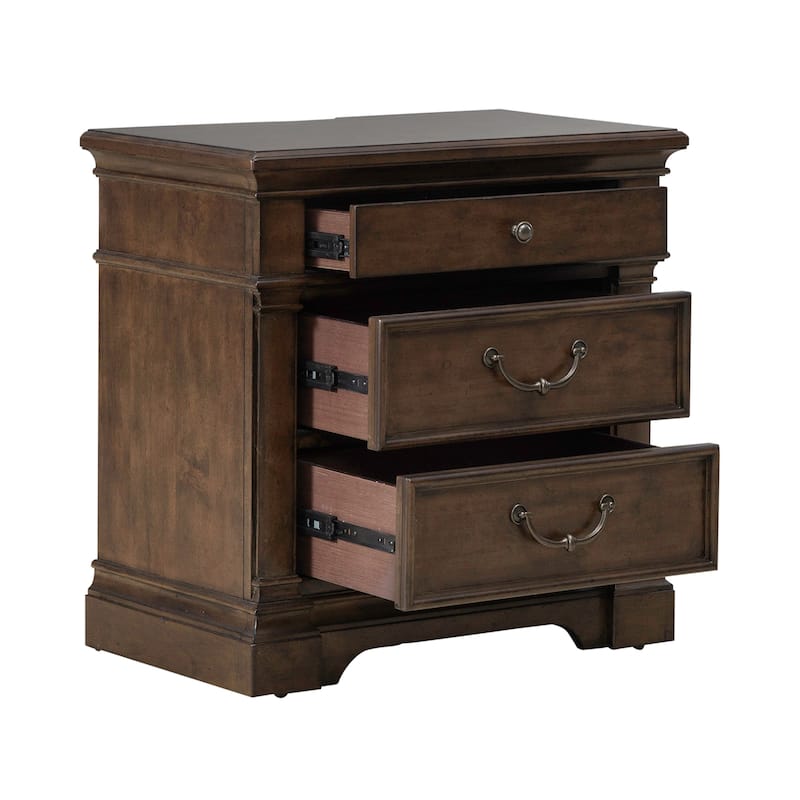 Liberty Furniture Arden Road Poster Bed Bedroom Sets with Dresser & Mirror, Chest, Nightstand - King or Queen