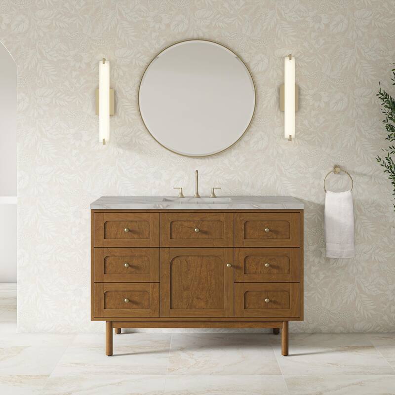 James Martin Vanities 545-V48-FVSL Laurent 48" Single Basin Poplar