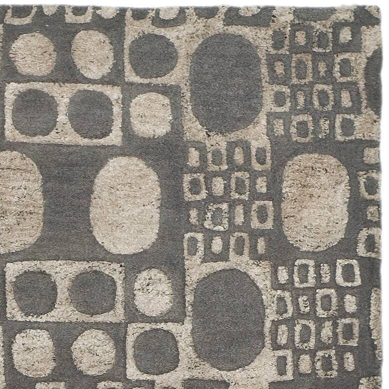 SAFAVIEH Handmade Soho Waldtraud Deco Stones N.Z. Wool Rug