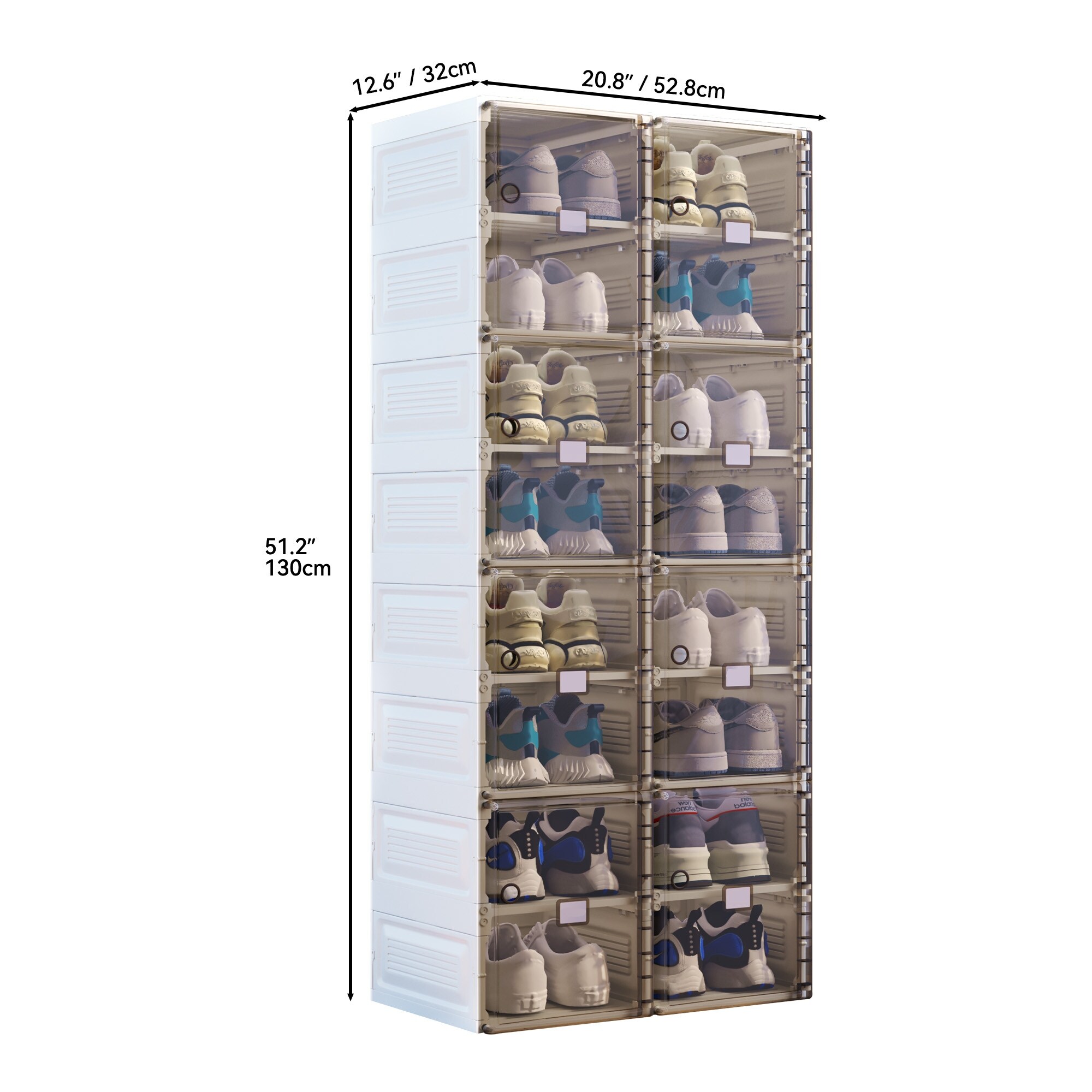 Stackable Shoe Xl Shoe Storage XL Shoe Storage Box Set Of 12 Shoe