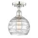 Option Polished Nickel / Clear Deco Swirl
