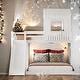 preview thumbnail 18 of 47, Friendly Design Twin over Full Bunk Bed, Loft Bed with Playhous