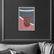 preview thumbnail 26 of 28, Oliver Gal 'Basketball Court Area' Sports Blue Wall Art Canvas 10 x 15 - White