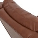 preview thumbnail 15 of 45, Jordano Genuine Leather Recliner with Metal Base by HULALA HOME