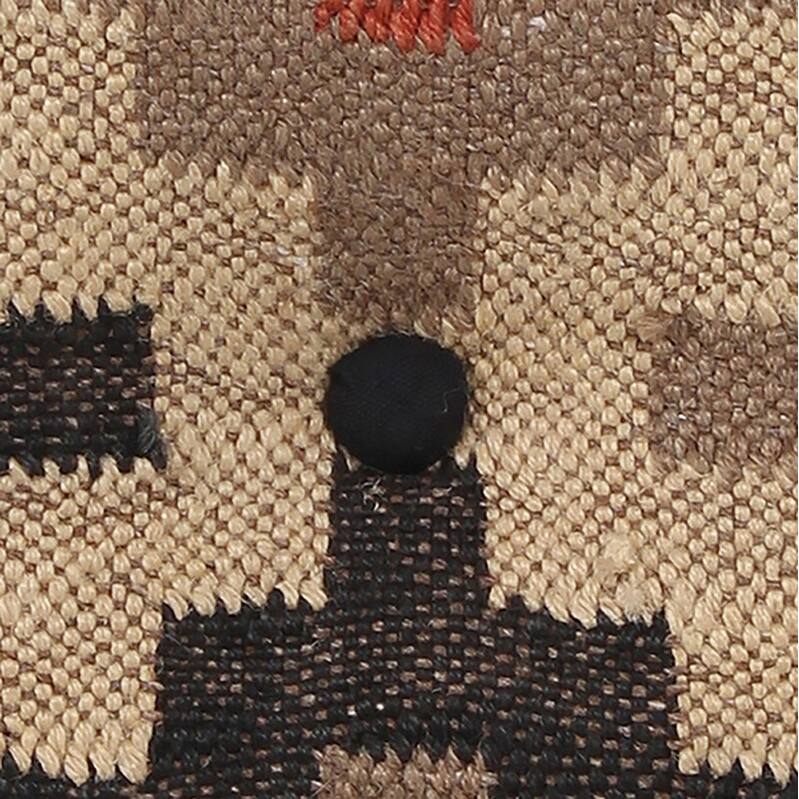 HERAT ORIENTAL Handmade Wool and Jute Upholstered Pouf