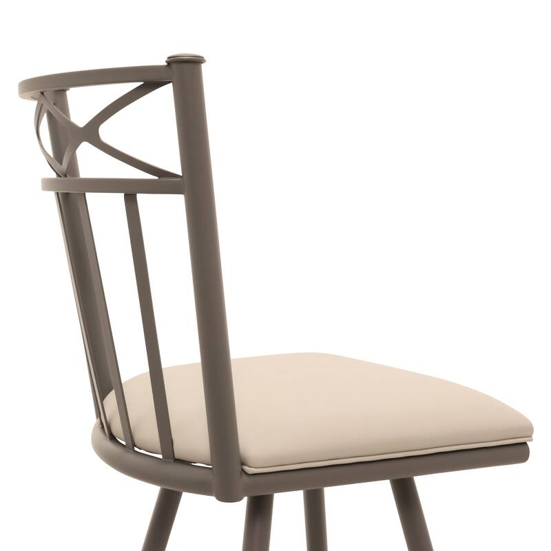 Tempo Furniture Lennix Swivel 26" Counterstool w/ Fully Welded Metal Frame (Commercial Grade) by Furnish Theory (Various Colors)