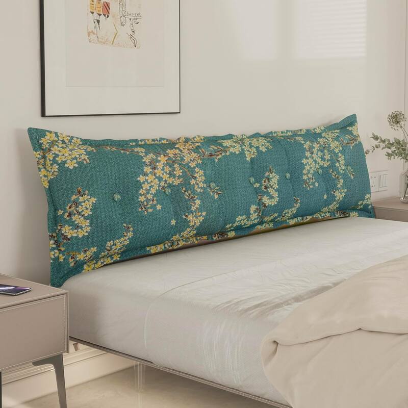 WOWMAX Headboard Pillow Bed Rest Body Pillow Back Support Reading