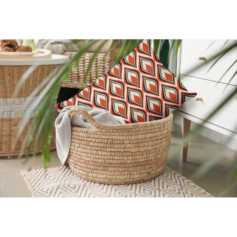 Feathers Indoor/Outdoor Throw Pillow