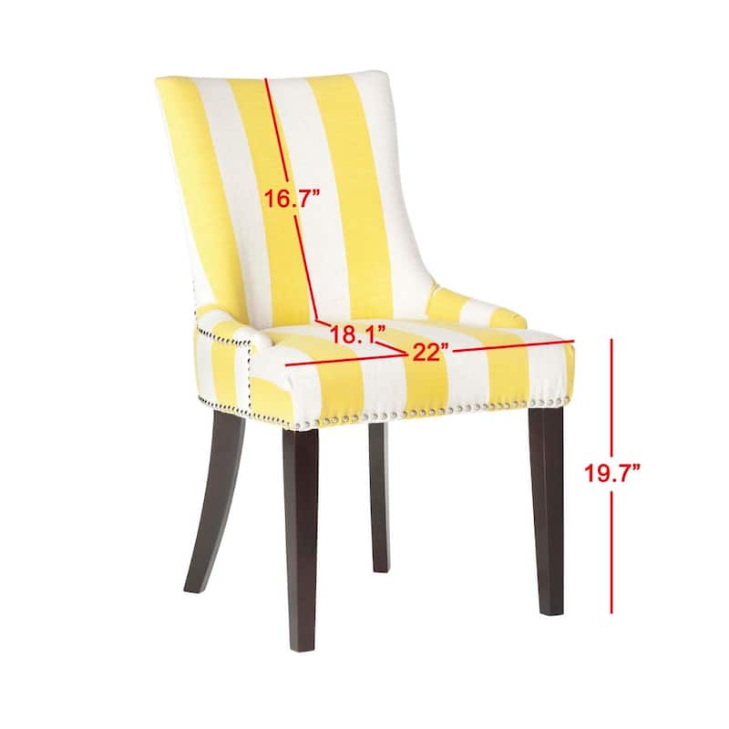 SAFAVIEH Lester Dining Chair (Set of 2) - 24"W x 25"D x 39"H