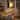 Gattie Brass Floor Lamp with Rattan Shade and Rectangular Base