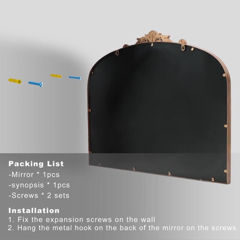 Traditional Baroque Ornate Wall Mirror