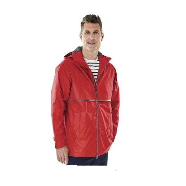 Charles River Men's Englander Rain Jacket Medium Red. Opens flyout.