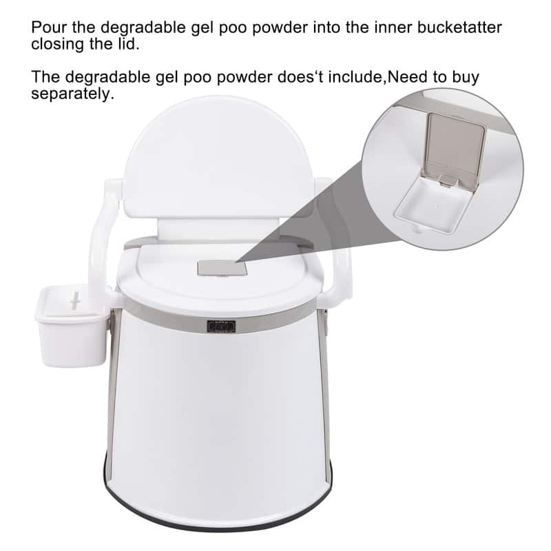 Portable Toilet Outdoor Camping RV Bedroom Pet Training