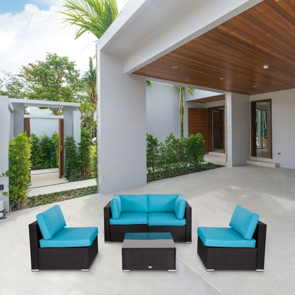 Top Product Reviews For Kinbor 7 Piece Patio Cushion Cover Outdoor Seat Cushion Cover Replacement Cushion Cover Set 28182568 Overstock