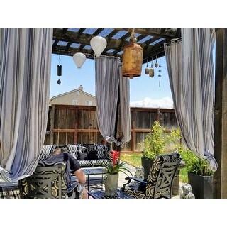 Shop Instyledesign Classic Adjustable Black Square Curtain