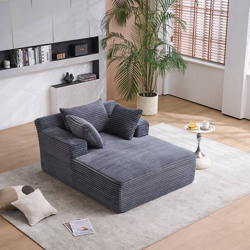 Versatile Oversized Chaise Longue Chair for Relaxing and Sleeping