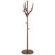 preview thumbnail 33 of 140, Tree-branch Rubberwood Freestanding Coat Rack with Hooks