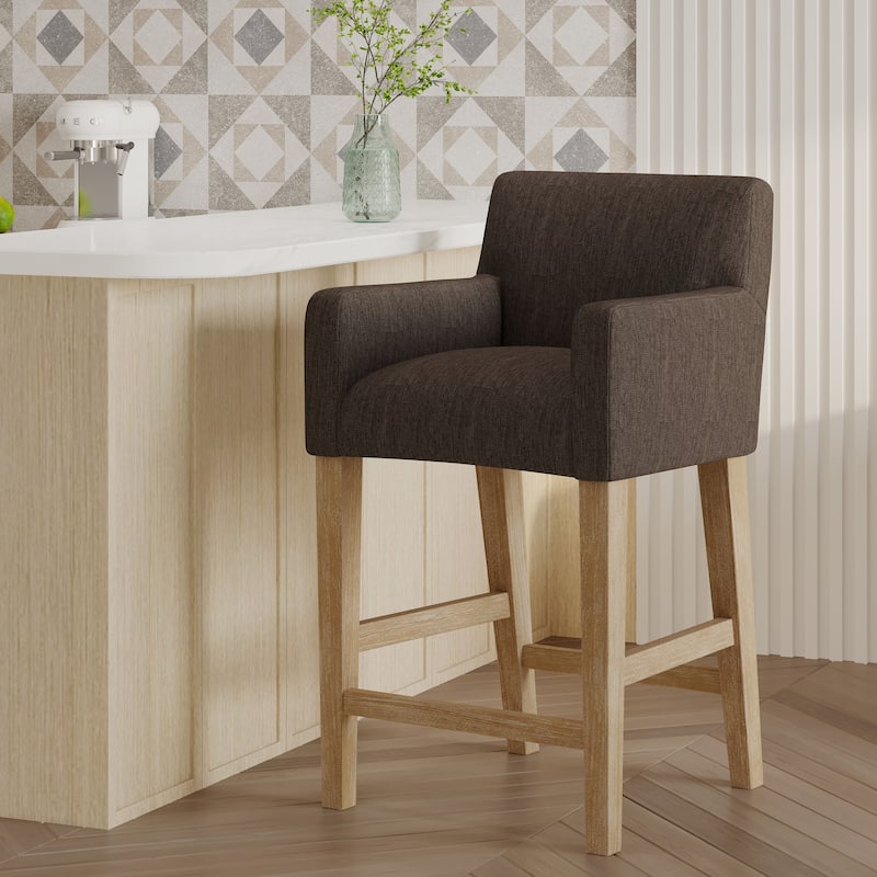 Upholstered 26 inch Counter Stool,23"D x 24"W x 39.5"H