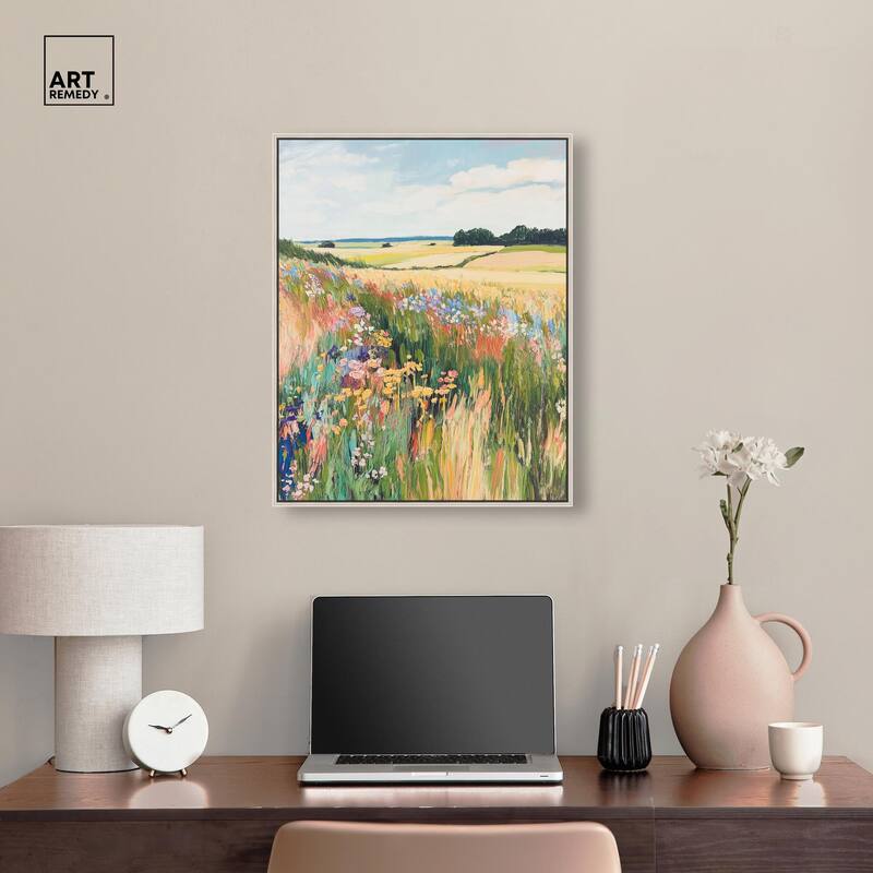 Open Field I Canvas by Art Remedy