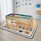 preview thumbnail 2 of 12, Kids Sand and Water Sensory Table with Lid and Drain Faucet