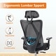 preview thumbnail 5 of 5, Ergonnomic Office Chair with 2D Adjustable Lumbar Support, Office Chair with Adjustable Headrest and Armrest