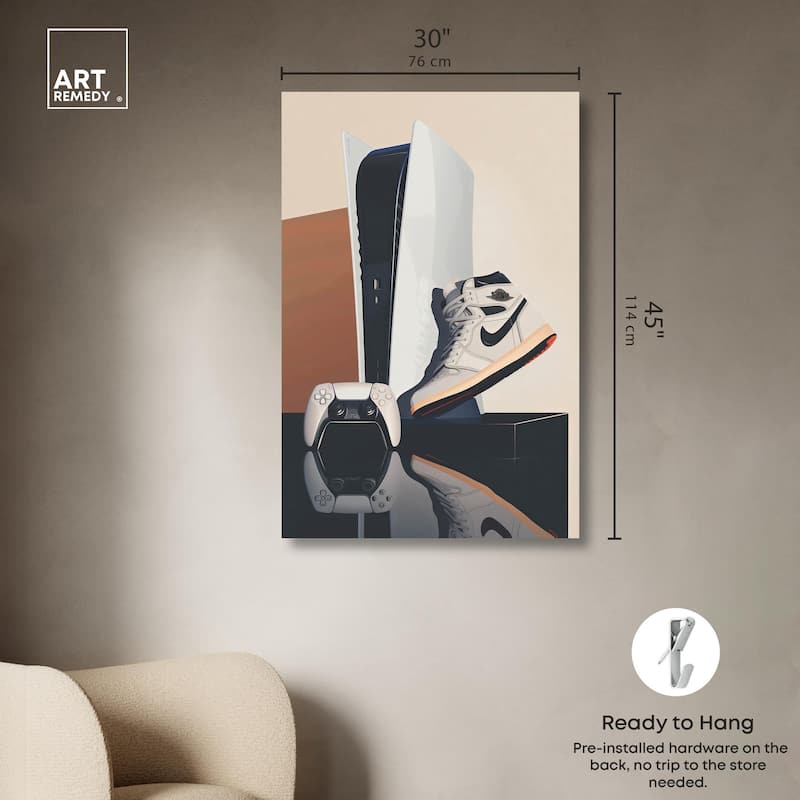Stylish Gamer Canvas by Art Remedy, Gallery Wrapped