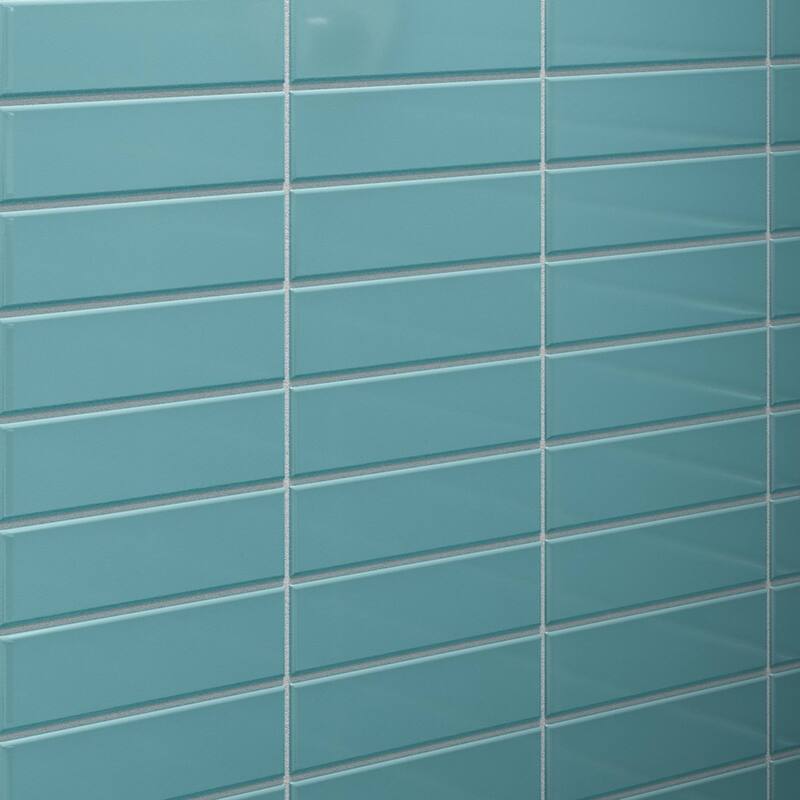 2 in. x 8 in. Glass Subway Wall Tile - Skyline Gloss - 2 x 8