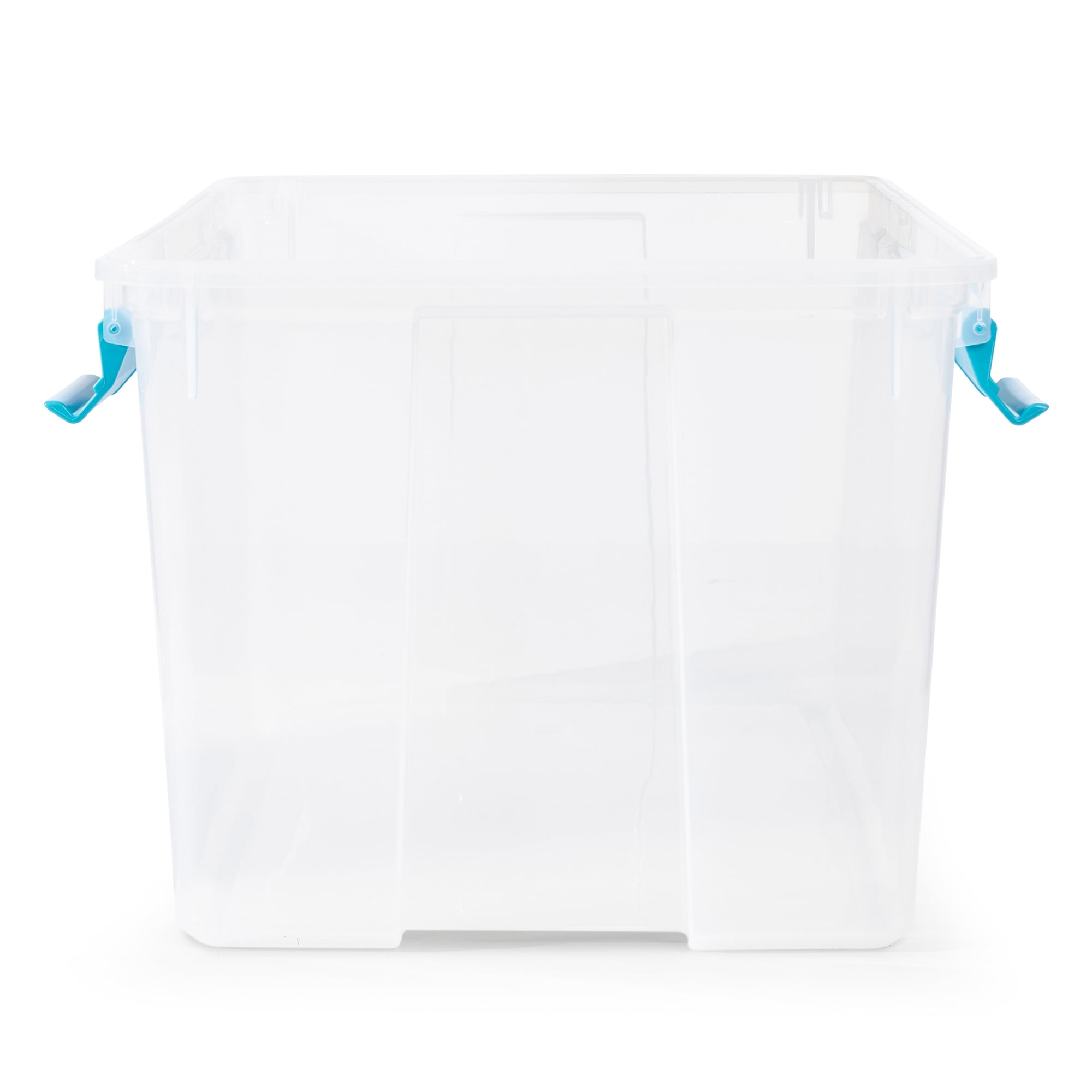 Sterilite Corporation 4-Pack Medium 13.5-Gallons (54-Quart) Clear Tote with  Latching Lid in the Plastic Storage Containers department at