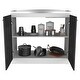 preview thumbnail 18 of 20, TUHOME Napoles Utility Sink cabinet Espresso