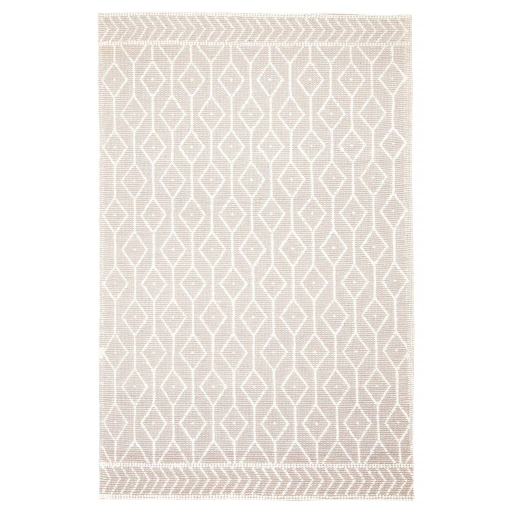 ECARPETGALLERY Braid weave Sienna Tan Wool Rug - 5'11 x 9'2